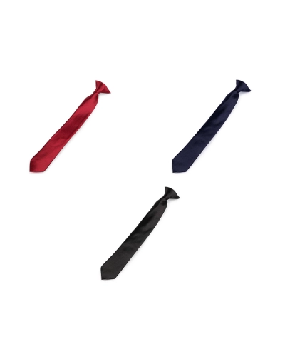 Saténová kravata s klipom detská, bez viazania - 1 ks | Mimib