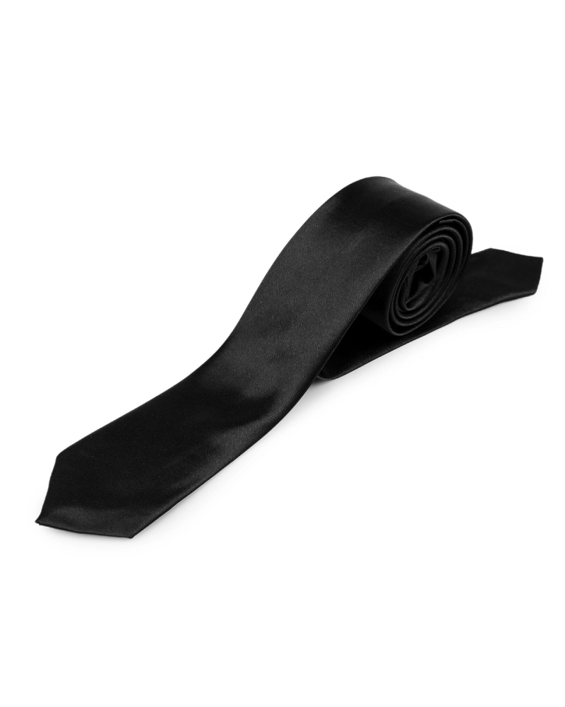 Saténová kravata slim unisex - 1 ks | Mimib