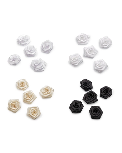 Saténová ruža Ø40 mm - 5 ks | Mimib