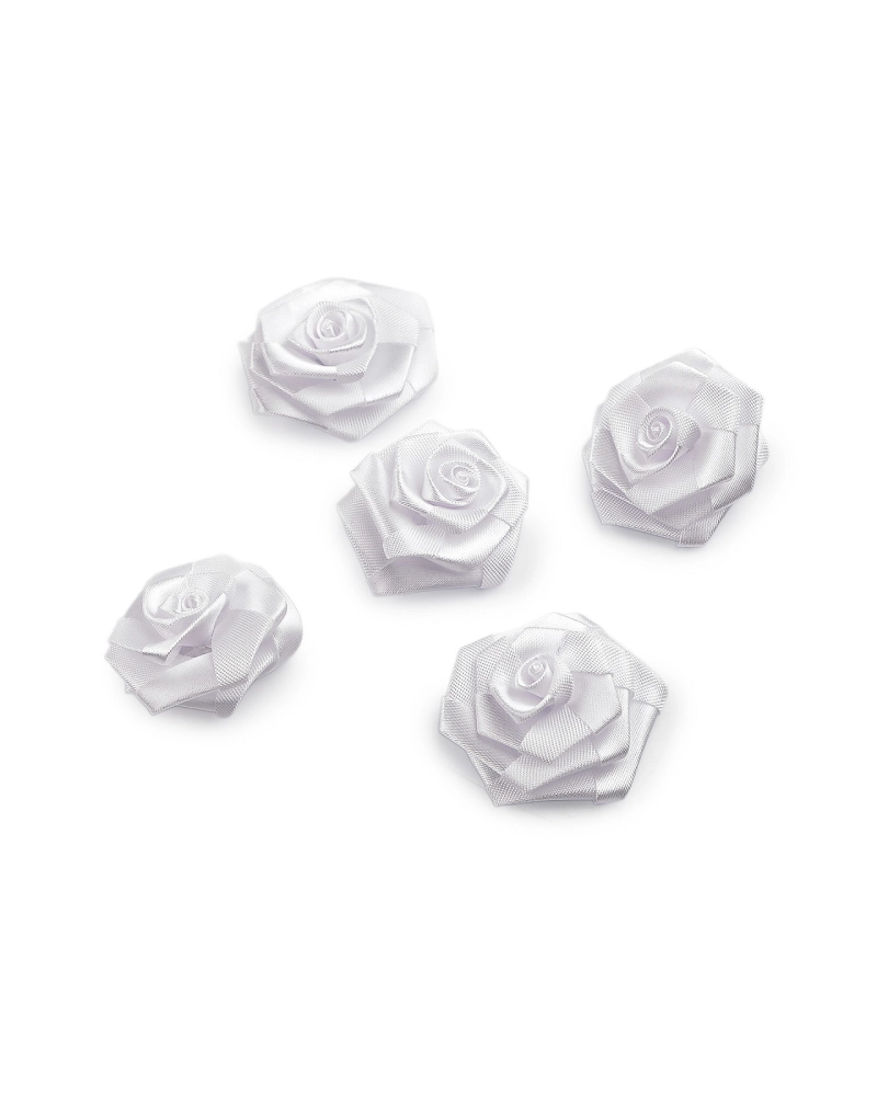 Saténová ruža Ø40 mm - 5 ks | Mimib