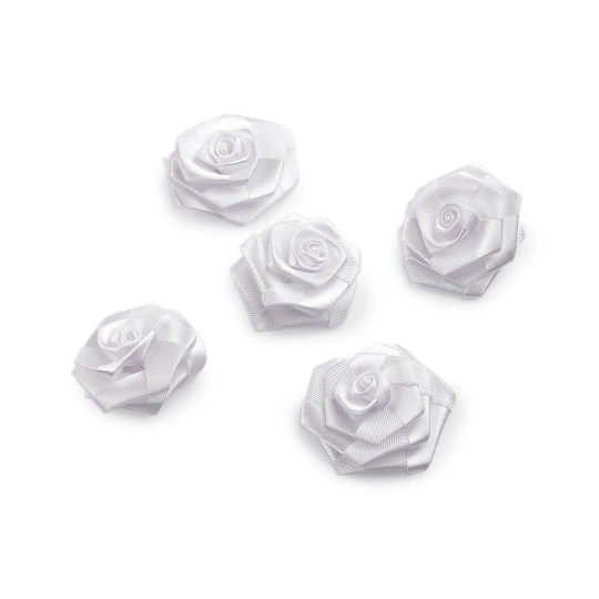 Saténová ruža Ø40 mm - 5 ks | Mimib