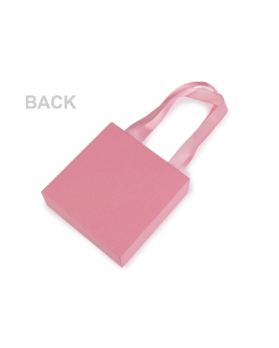 Krabička na šperky s priehľadom srdca a uchom 10x10 cm - 1 ks | Mimib