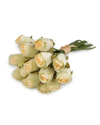 Umelá kytica ruže zväzok 16 ks - 1 zväzok | Mimib