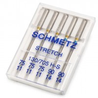 Strojové ihly Stretch nadružené 75; 90 Schmetz1 - 1krab.