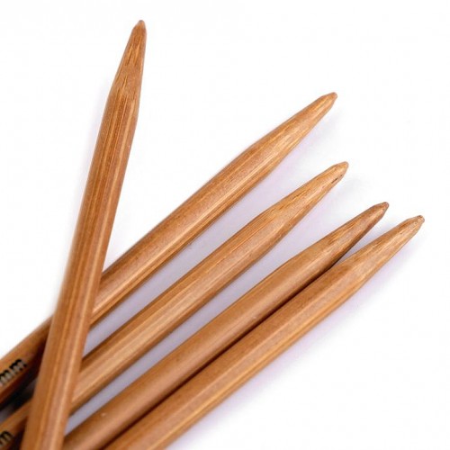 Bambusové ponožkové ihlice č. 2; 2,5; 3; 3,5; 4; 4,5 Pony 1sada