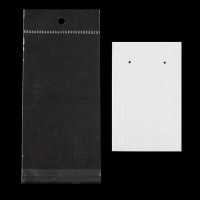 Karta na náušnice s visačkou a sáčikom 50x80 mm20 - 20sada
