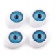 Plastové oči na nalepenie 12x17mm20 - 20ks