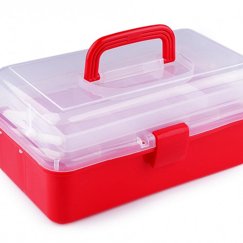 Plastový box / kufrík 20x33x15 cm rozkladací 1ks