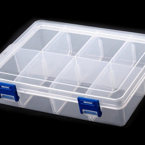Plastový box / zásobník  13,5x20x4,6 cm 1ks