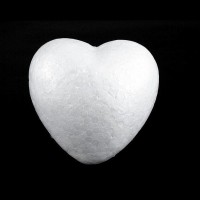 Srdce Ø10 cm polystyrén2 - 2ks