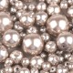 Sklenené voskové perly mix veĺkostí Ø4-12mm50 - 50g