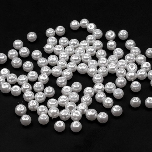 Sklenené voskové perly  Ø4mm 50g