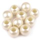 Plastové perly s veľkým prievlakom 11x15 mm10 - 10ks