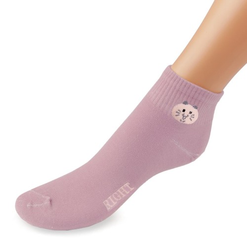 Dámske bavlnené ponožky členkové 3pár