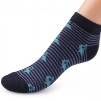 Chlapčenské bavlnené ponožky členkové 3pár