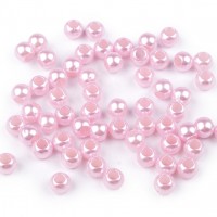 Plastové perly s veľkým prievlakom / plavkové Ø8 mm 20g