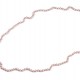 Perlový náhrdelník dlhý, retro 1ks