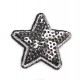Nažehlovačka hviezda s flitrami2 - 2ks
