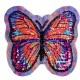 Aplikácia motýľ s obojstrannými flitrami1 - 1ks