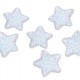Hviezda s glitrami Ø50 mm 10ks