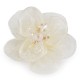 Kvet s brúsenými sklenenými korálkami na našitie a nalepenie Ø6-7 cm1 - 1ks