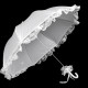 Svadobný vystreľovací dáždnik s čipkou 1ks