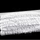 Bavlnená čipka / volánik šírka 10 mm paličkovaná elastická13.5 - 13.5m
