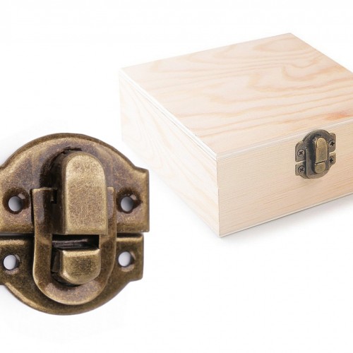 Kovové zapínanie na drevené krabičky1 - 1sada