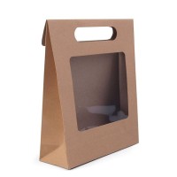 Papierová taška s priehľadom 16x21 cm10 - 10ks