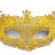 Karnevalová maska - škraboška s glitrami 1ks