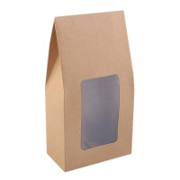 Papierová krabica s priehľadom10 - 10ks