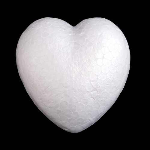 Srdce Ø8 cm polystyrén 20ks