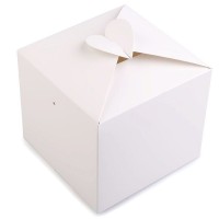 Papierová krabička so srdcom10 - 10ks