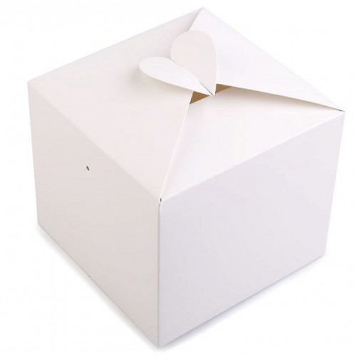 Papierová krabička so srdcom10 - 10ks