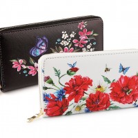 Dámska peňaženka kvety 10x19 cm 1ks