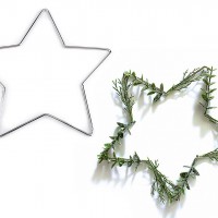 Kovová hviezda vianočná na tvorenie a lapače snov Ø20 cm1 - 1ks