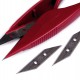 Nožničky PIN cvakačky veľmi ostré s náhradným ostrím dĺžka 11 cm1 - 1kar.