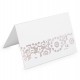 Menovka papierová s bordúrou, perleťová10 - 10ks