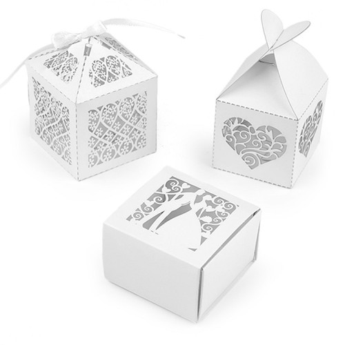 Papierová krabička svadobná10 - 10ks