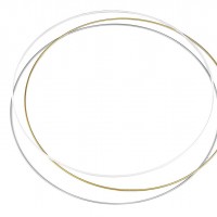 Kovový kruh na lapač snov / na dekorovanie Ø60 cm 1ks