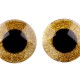 Oči veľké s glitrami s poistkou Ø40 mm2 - 2sada