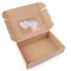 Papierová krabica s priehľadom - srdce1 - 1ks