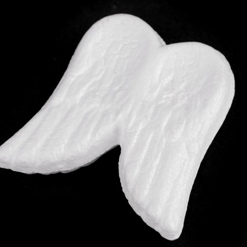 Anjelské krídla 7,5x7,5 cm polystyrén 1ks