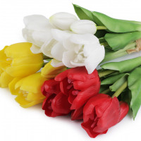 Umelá kytica tulipán 1zväzok