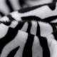 Imitácia zvieracej kože zebra 1m