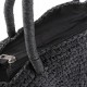 Háčkovaná kabelka z rafie - lyka so zipsom 33x37 cm 1ks