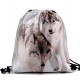 Taška / vak na chrbát mačka, pes, vlk 1ks
