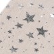 Darčekové vrecúško hviezdy metalické 13x18 cm ľanové1 - 1ks