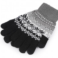 Dámske / dievčenské pletené rukavice nórsky vzor 1pár