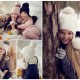 Detská / dievčenská zimná čiapka s brmbolcami 1ks